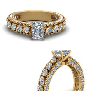 3 Ct. Diamond Vintage Looking Ring