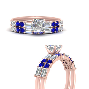 asscher-cut-baguette-engagement-ring-with-sapphire-wedding-band-in-FDENS275ASGSABLANGLE3-NL-RG