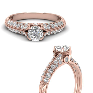 round cut high setting vintage diamond engagement ring in FDENR6253RORANGLE3 NL RG.jpg