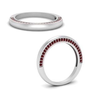 Classic Pave Ruby Band
