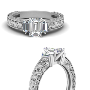 Baguette Diamond Vintage Ring