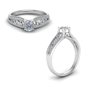 Cathedral Modern Engagement Ring