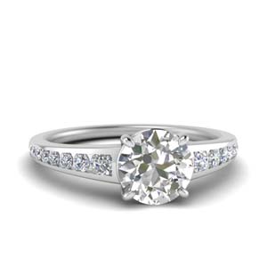 Graduated Channel Diamond Ring