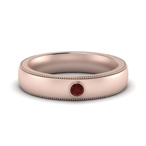 Round Ruby Comfort Fit Band