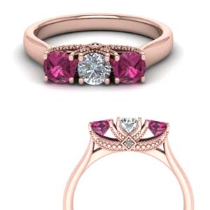Pink Sapphire Rings For Women