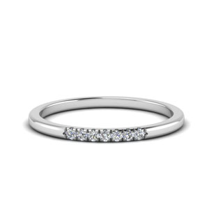 Dainty Stackable Diamond Band