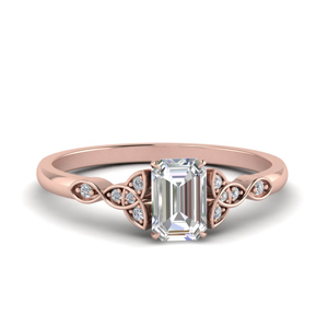 Emerald Vintage Engagement Rings