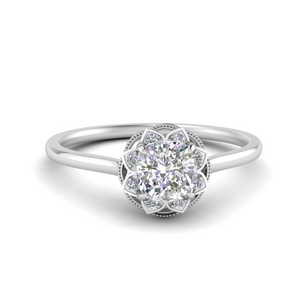 white gold engagement rings