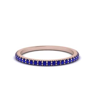 Sapphire Wedding Bands For Her