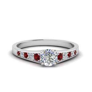 Petite Pave Engagement Ring