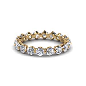 Round Diamond Stackable Band