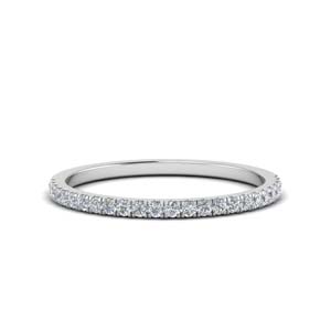 thin diamond wedding ring