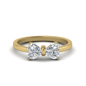 1.50 Ct. Diamond Heart Promise Ring