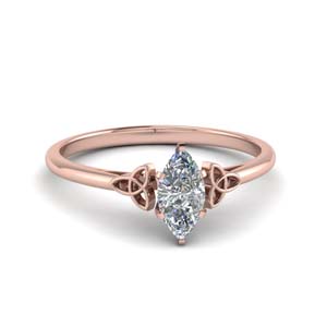 Marquise Shaped Delicate Rings
