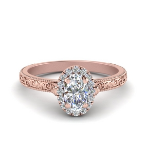 Oval Cut Vintage Engagement Rings