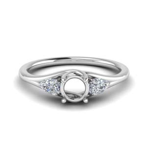 Semi Mount Trellis Engagement Ring