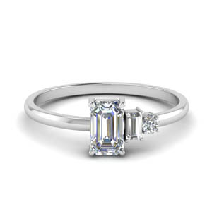 Unconventional Diamond Ring