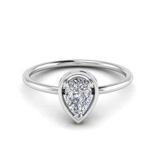 Delicate Lab Diamond Solitaire Ring