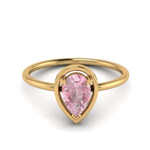 Pink Morganite Engagement Rings