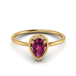 Pink Sapphire Wedding Rings