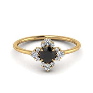 Classic Black Diamond Rings
