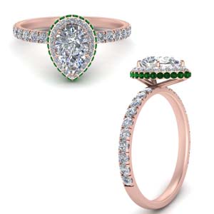 Under Halo Engagement Rings
