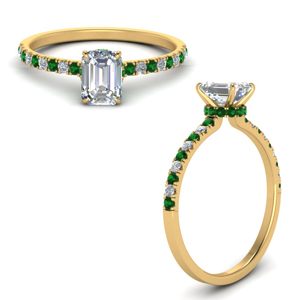 hidden-halo-petite-emerald-cut-diamond-engagement-ring-with-emerald-in-FD9168EMRGEMGRANGLE3-NL-YG
