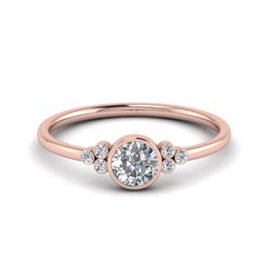 Affordable Round Diamond Petite Rings