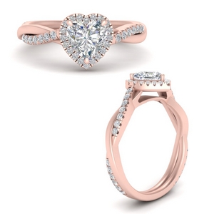 Heart Shaped Engagement Rings