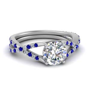 Lab Created Diamond Twisted Ring