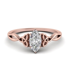 Marquise Solitaire Engagement Rings