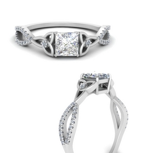 Princess Cut Vintage Engagement Rings