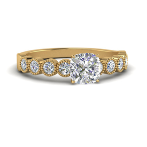 Man Made Diamond Engagement Rings