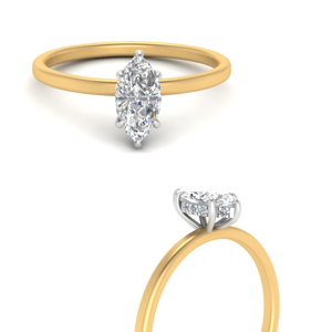 Delicate Marquise Diamond Ring