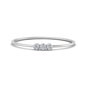 Stackable Diamond Rings & Bands