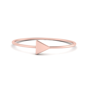 Rose Gold Stackable Wedding Rings