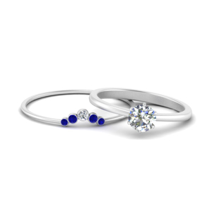 Solitaire Ring With Curved Band