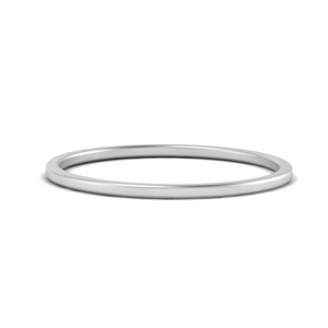 Thin Plain Band Ring (1 mm)