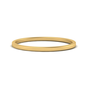 1.5 MM Gold Simple Ring Band