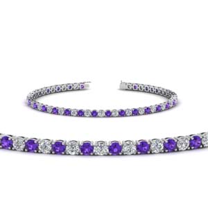 purple diamond bracelet