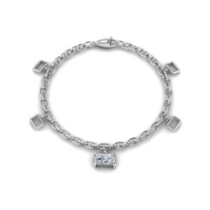 Women Diamond Charm Bracelet