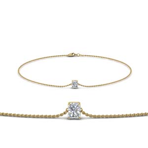 Radiant Diamond Chain Bracelet