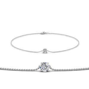 Round Diamond Chain Bracelet