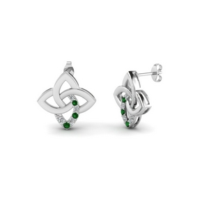 Celtic Knot Stud Earrings