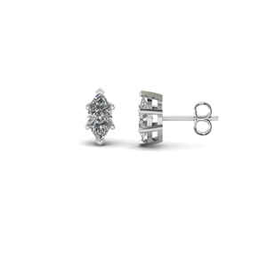 0.50 Ct. Marquise Stud Diamond Earring