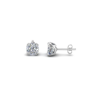 Cushion Cut Diamond Earring(1 Ct.)