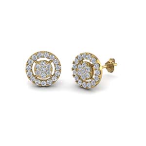 14K Yellow Gold Earrings | Fascinating Diamonds