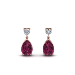 heart-diamond-stud-teardrop-pink-sapphire-earring-in-FDEAR8989GSADRPIANGLE1-NL-RG