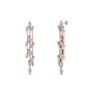Diamond Hanging Earrings