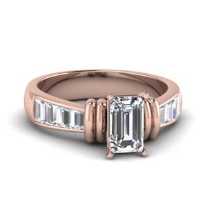 Channel Set Engagement Rings